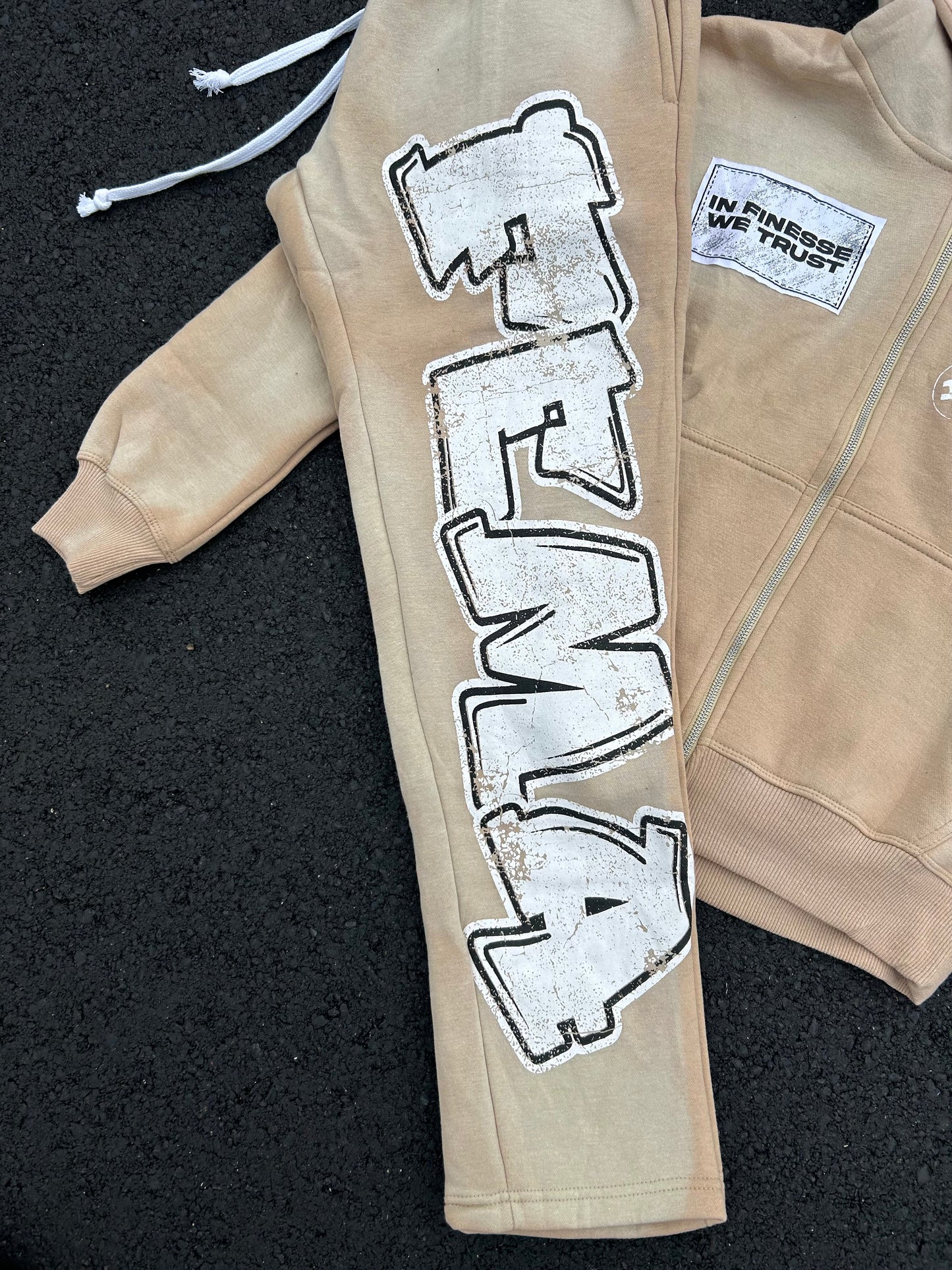 FEMA "In Finesse We Trust" Tan Set