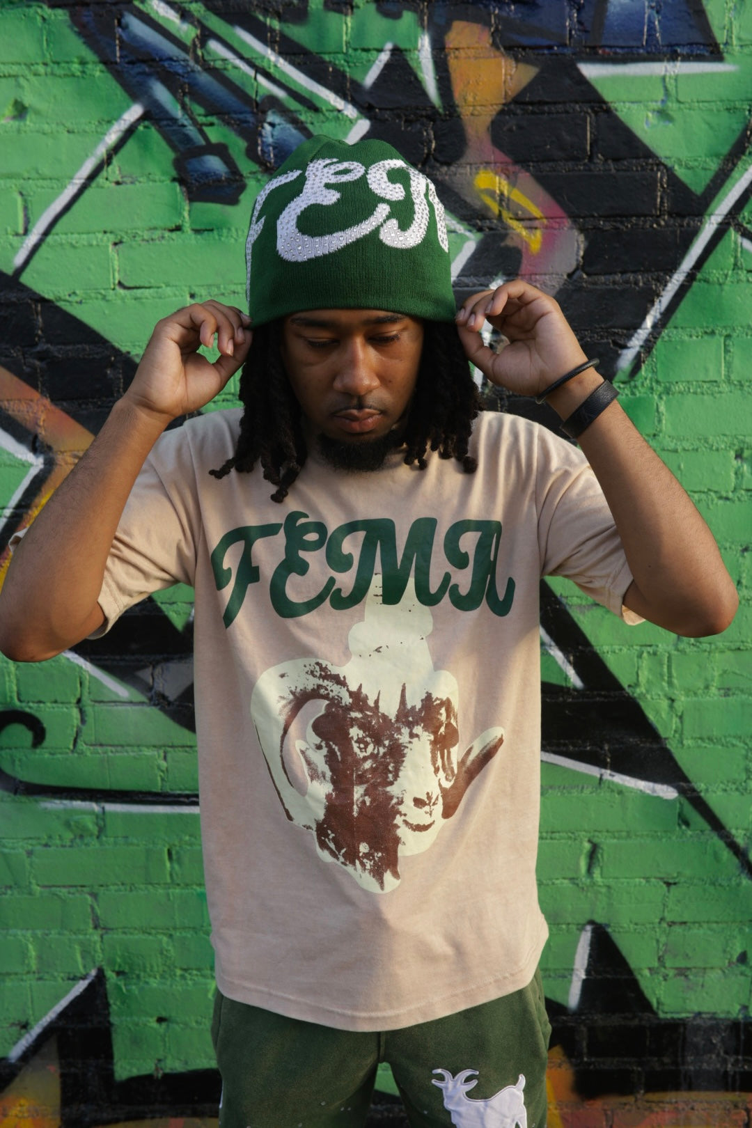 FEMA Shiners Set (Tan/Green)