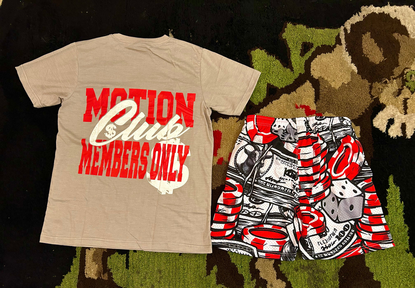 Motion Club “Grey/Red” Set