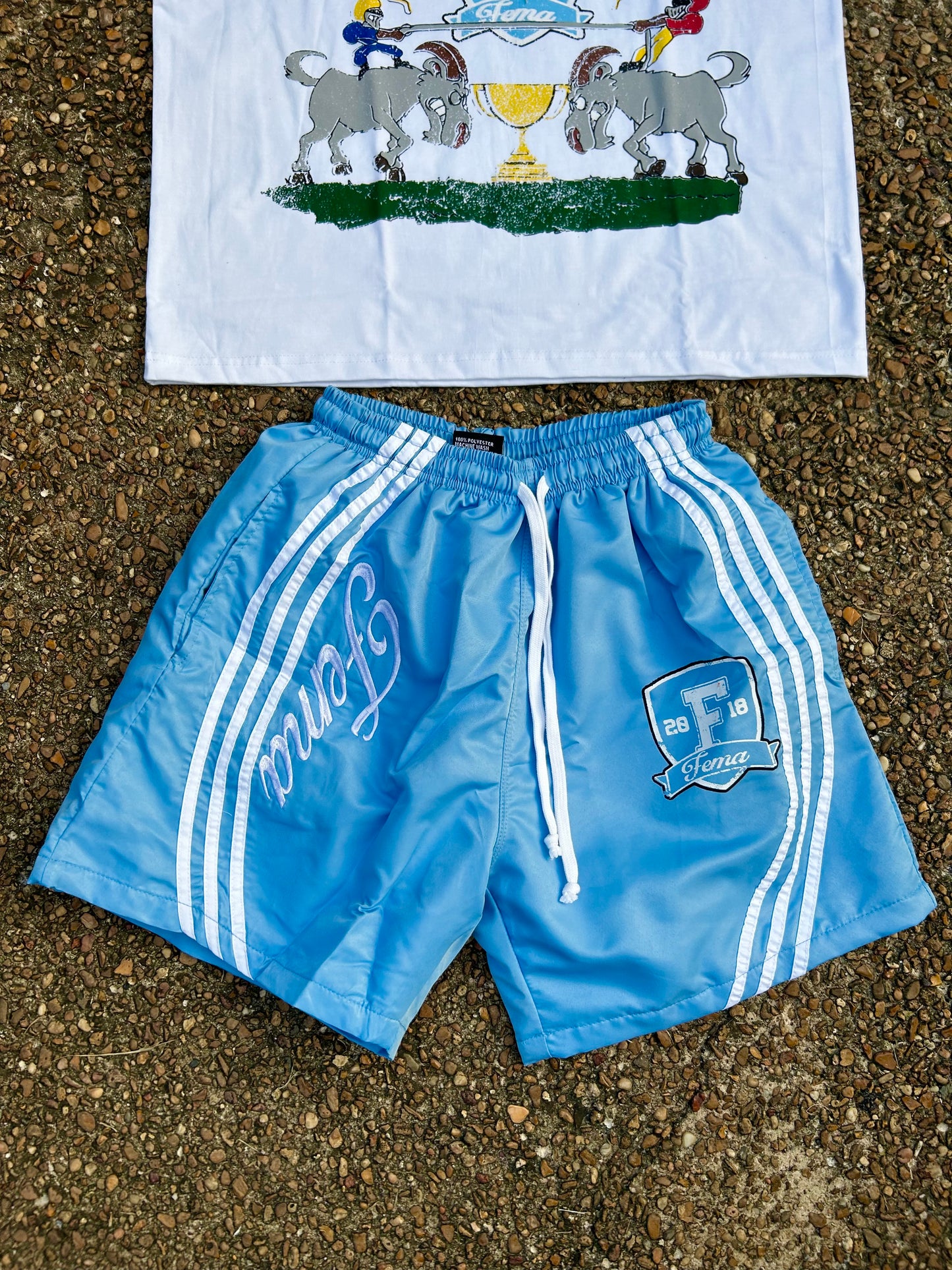 FEMA Trophy Set Powder Blue