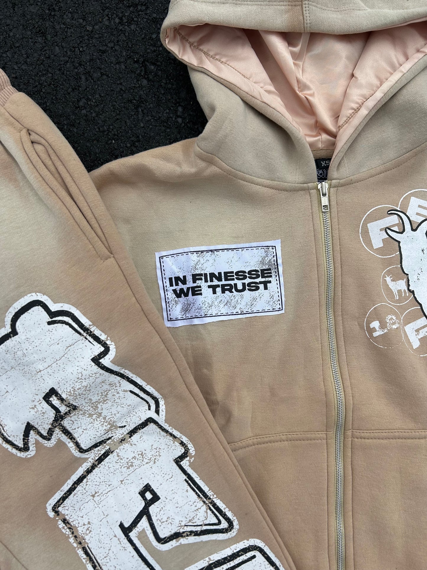 FEMA "In Finesse We Trust" Tan Set