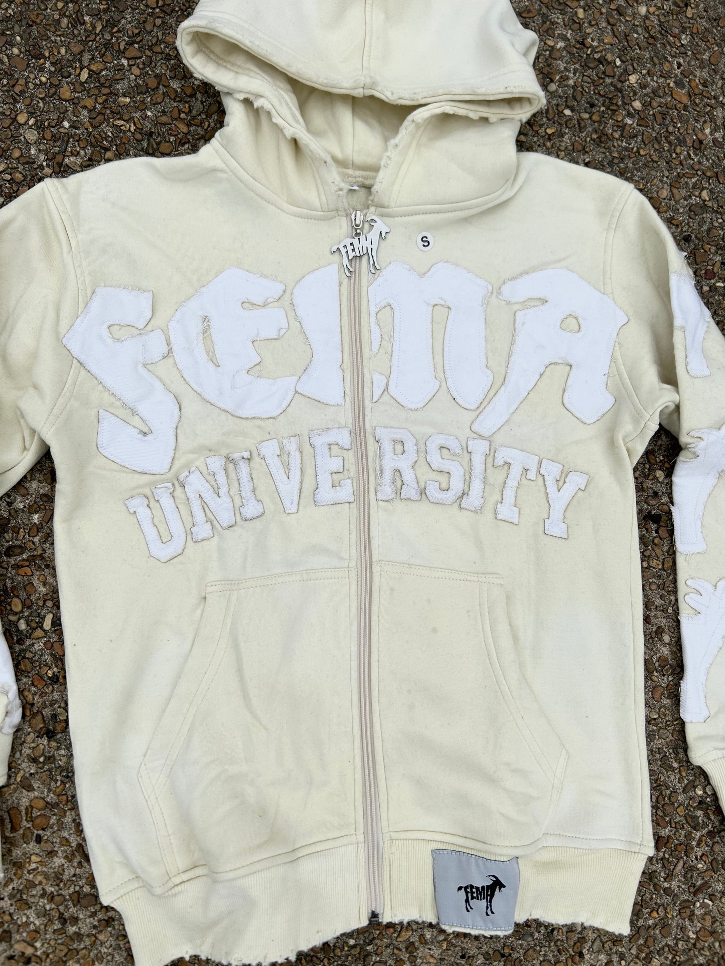 Finesse University “Off White” Zip-Up