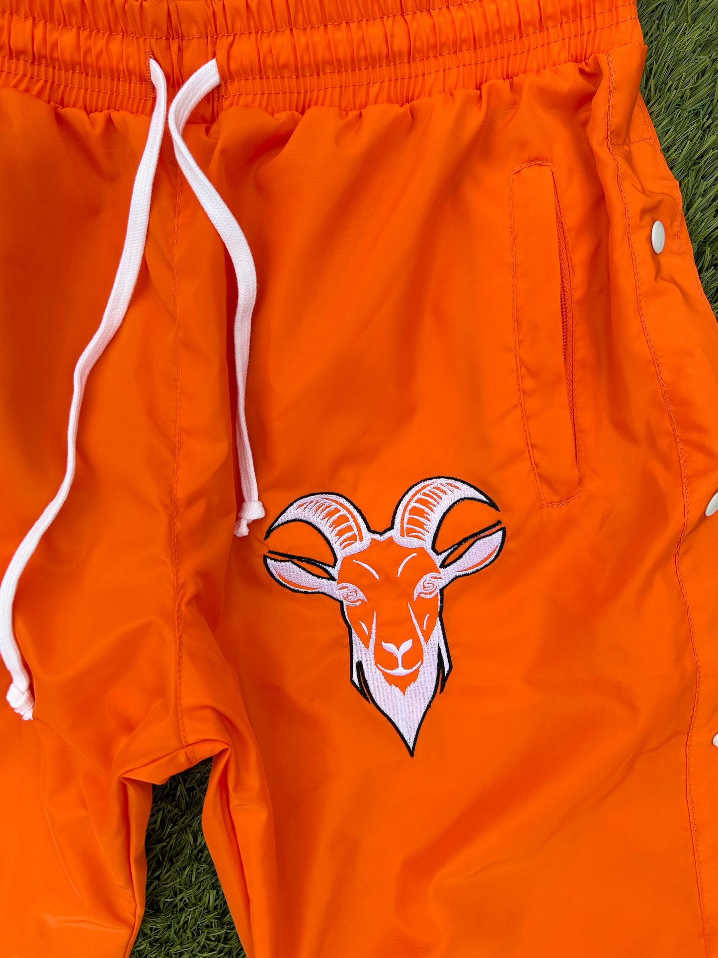 “Finesse The World” Orange Windbreaker Set