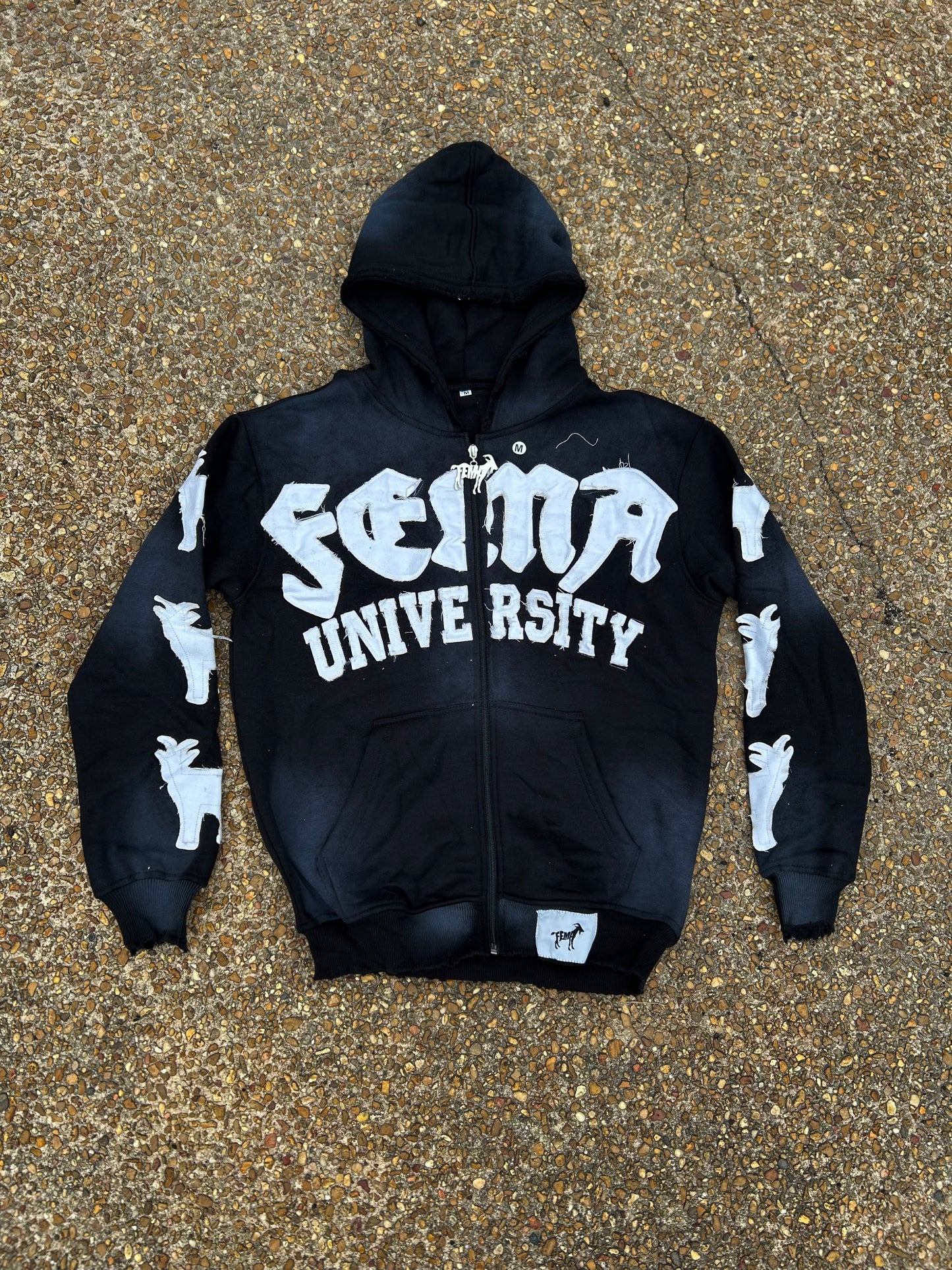 Finesse University “Black” Zip-Up