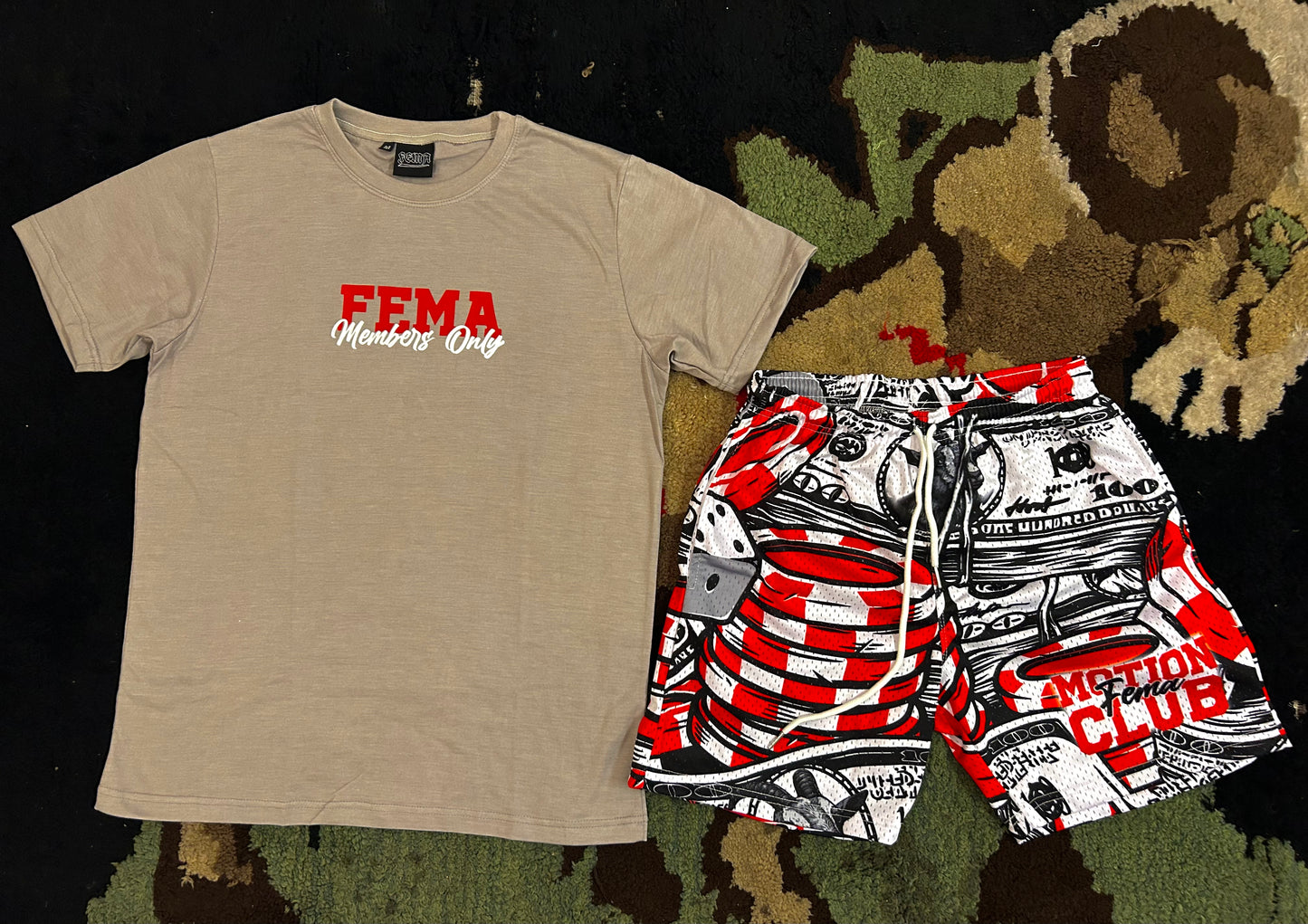 Motion Club “Grey/Red” Set