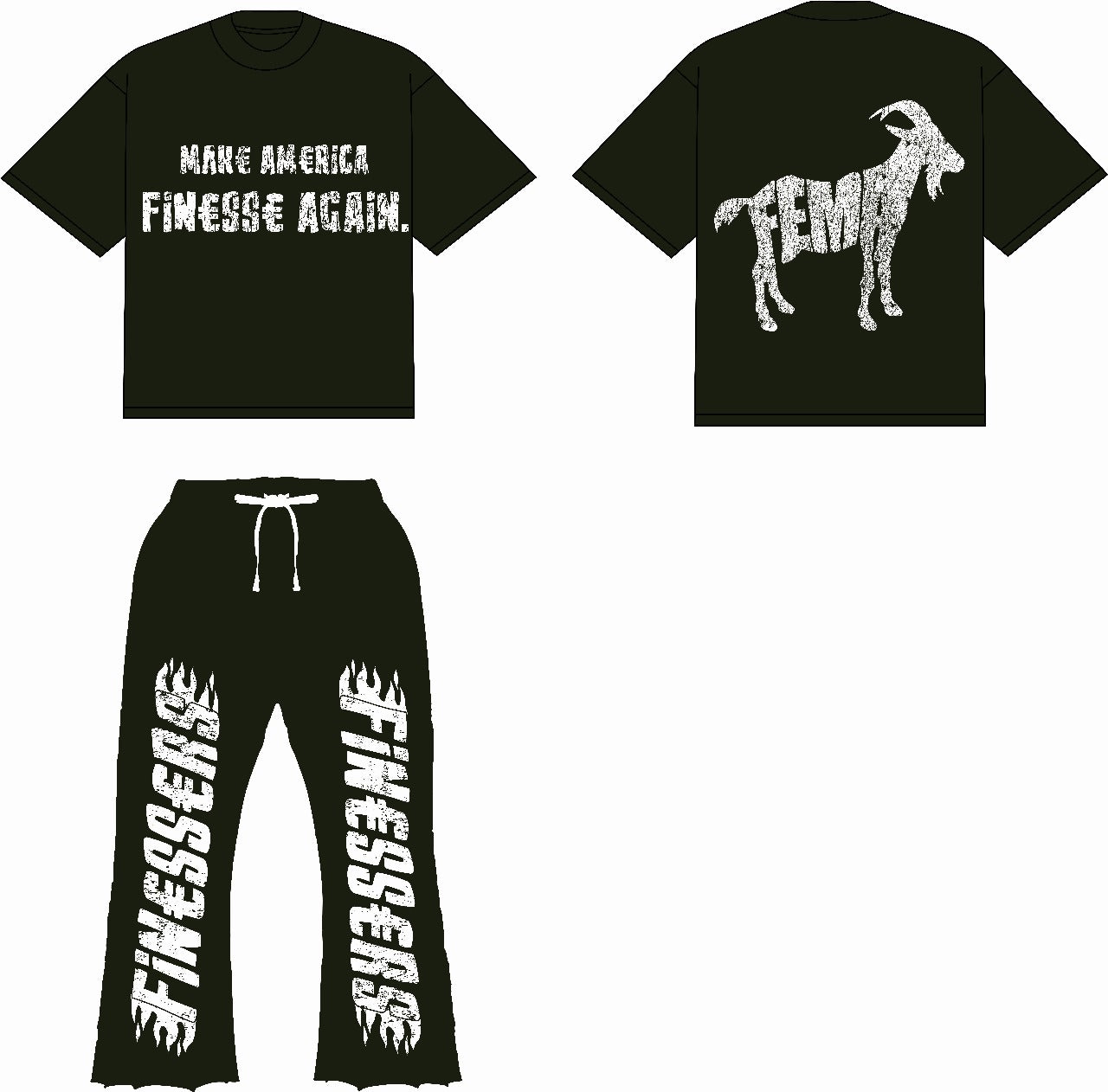 “Make America Finesse Again” Set- Black/White