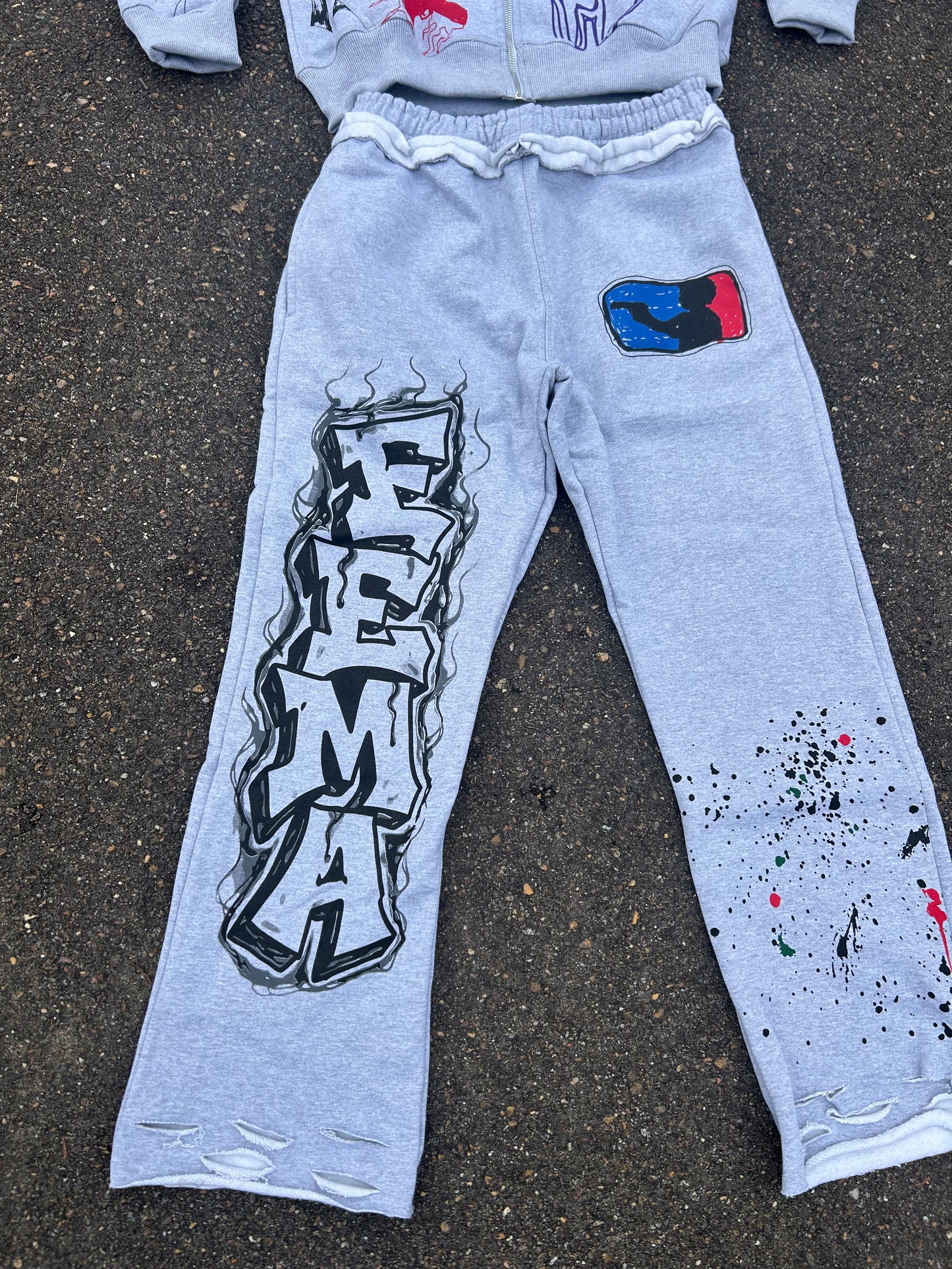 FEMA Graffiti Set Grey