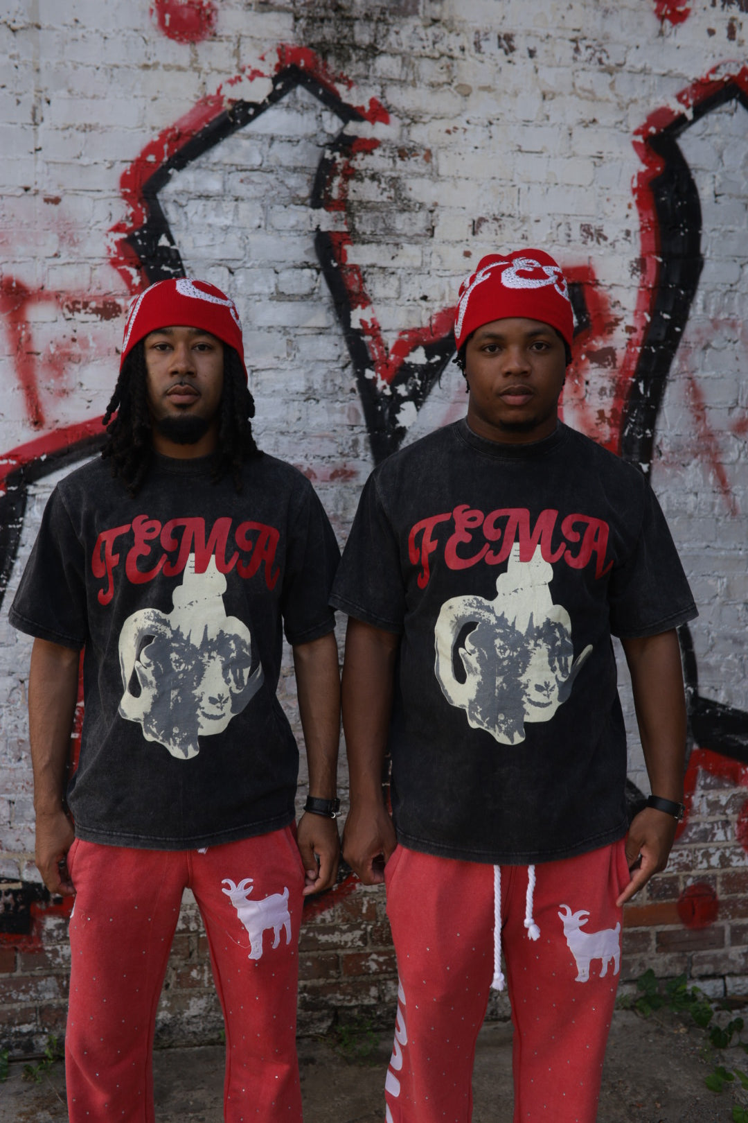 FEMA Shiners Set (Black/Red)