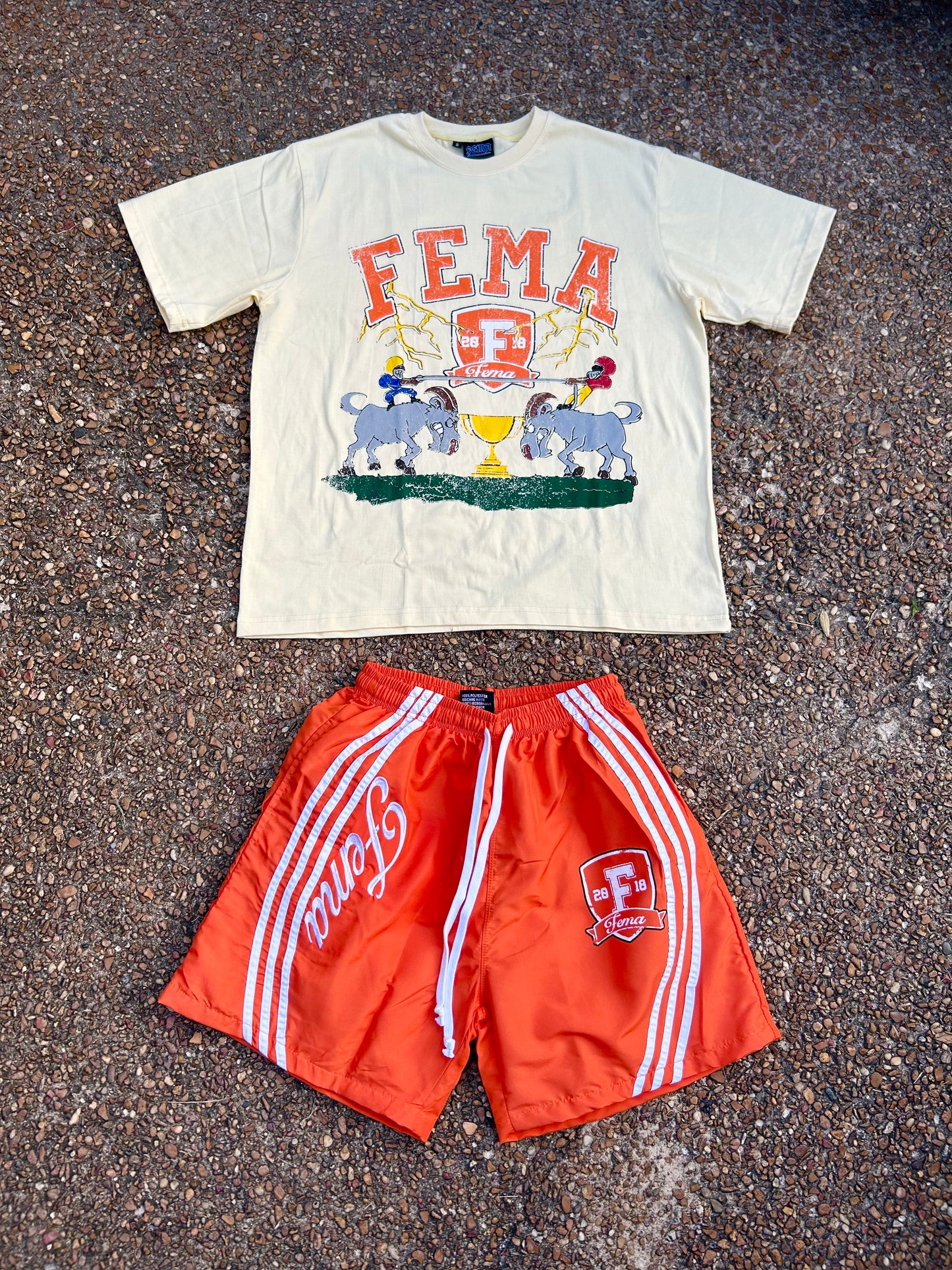 FEMA Trophy Set Orange
