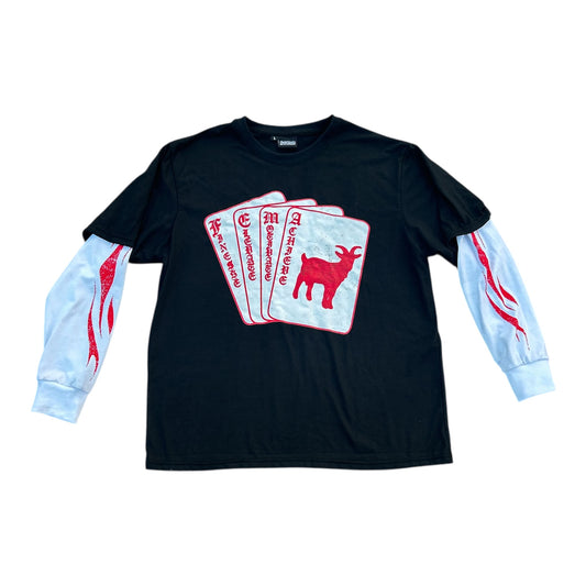“Bad Cards” Bred Thermal Tee