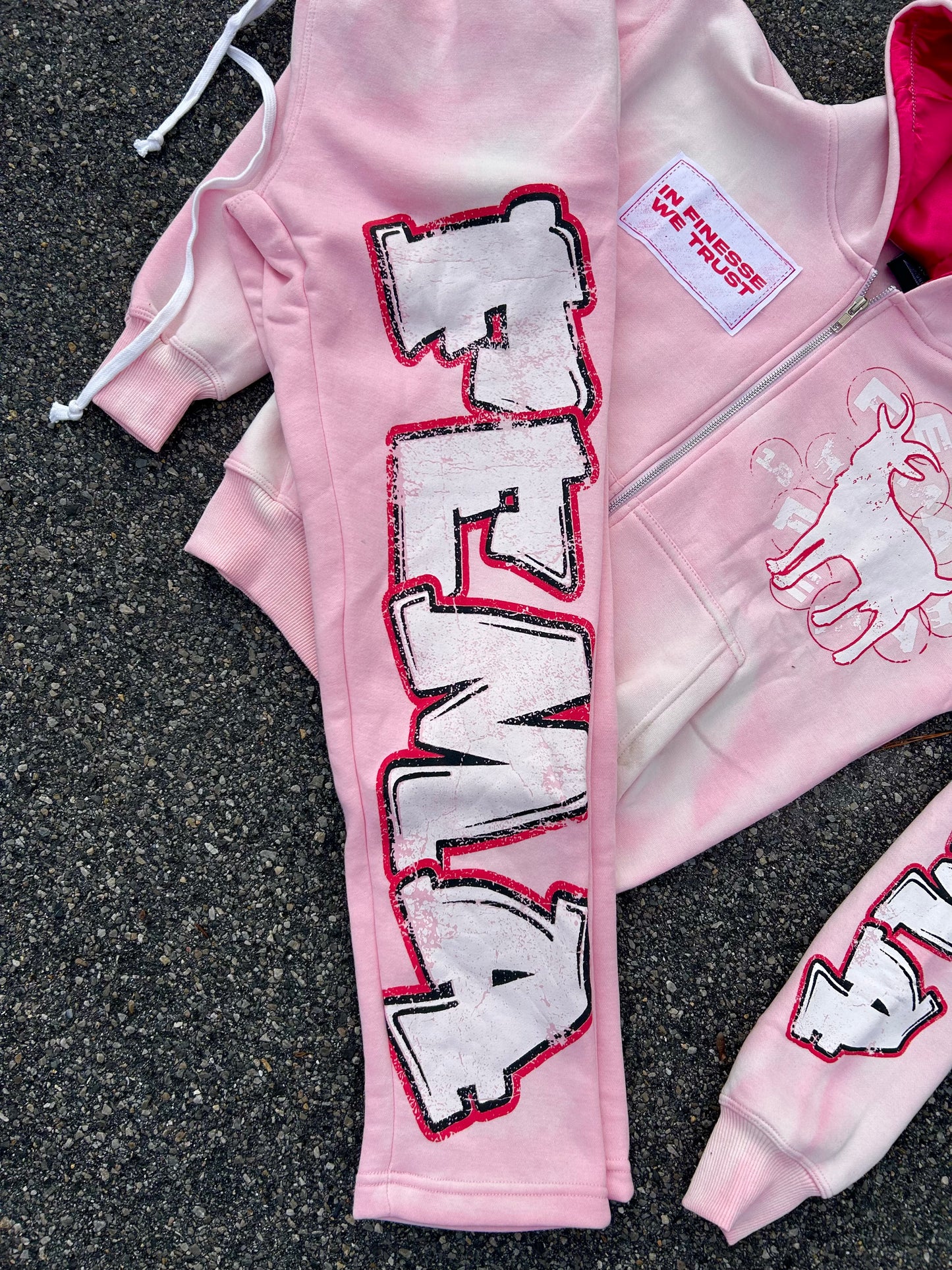 FEMA "In Finesse We Trust" Pink Set
