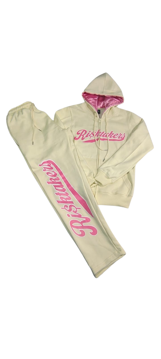 RI$KTAKER Set (Cream/Pink)