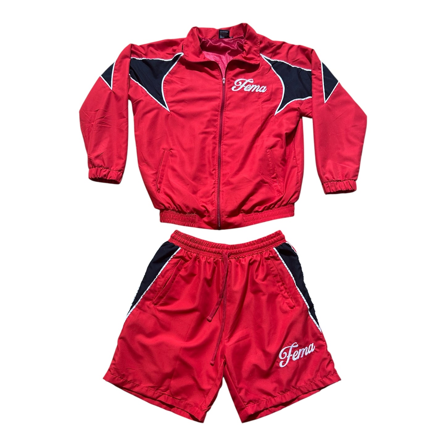 FEMA Signature Windbreaker Set (Red)