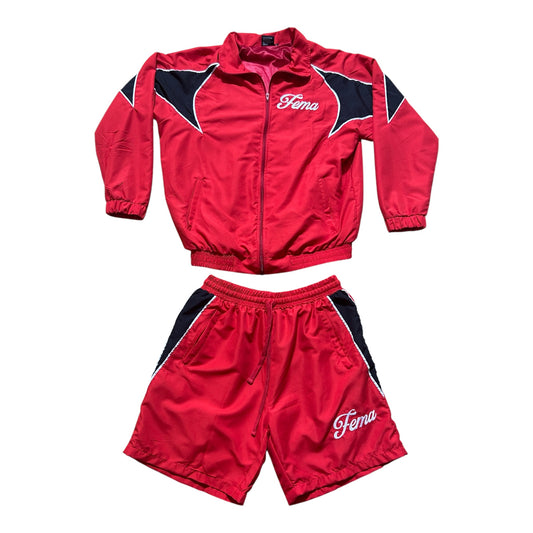 FEMA Signature Windbreaker Set (Red)
