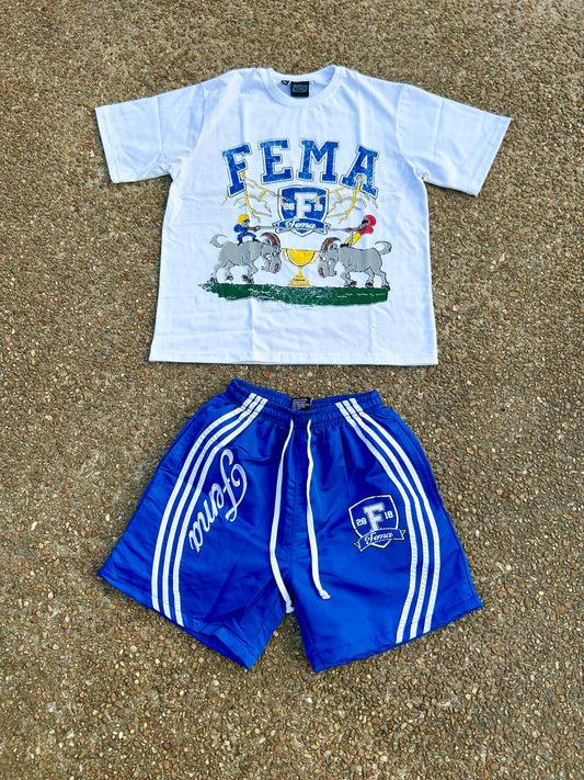 FEMA Trophy Set Royal Blue