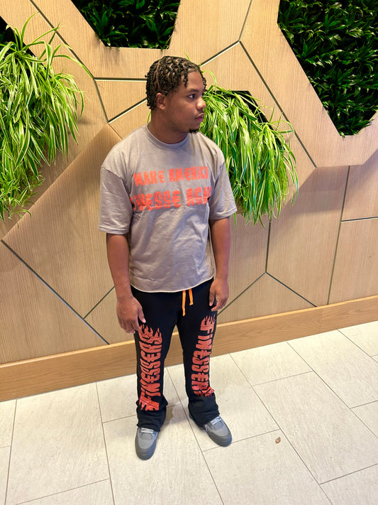 “Make America Finesse Again” Set- Grey/Orange