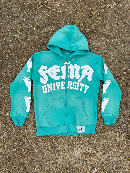 Finesse University “Teal” Zip-Up