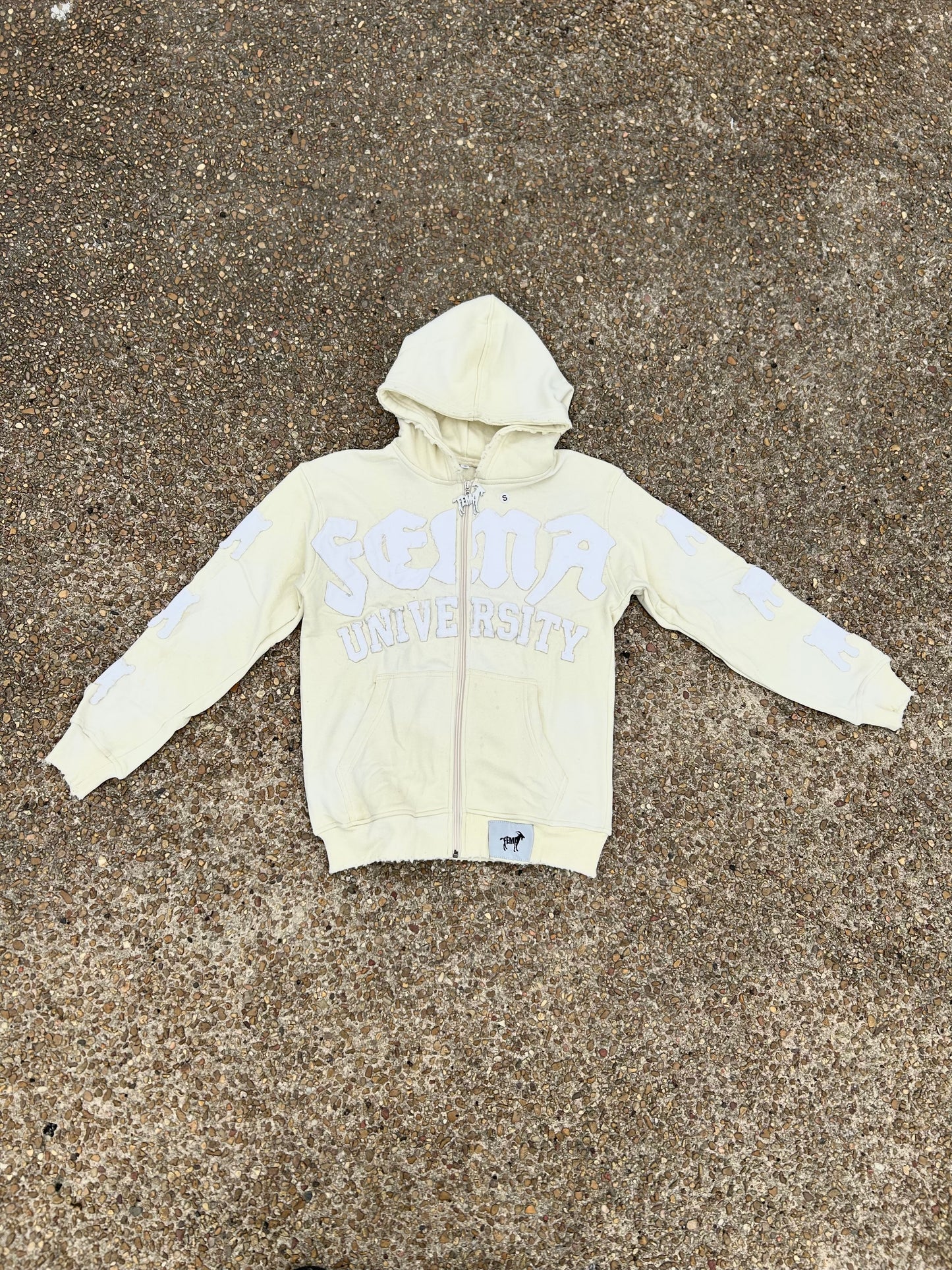 Finesse University “Off White” Zip-Up