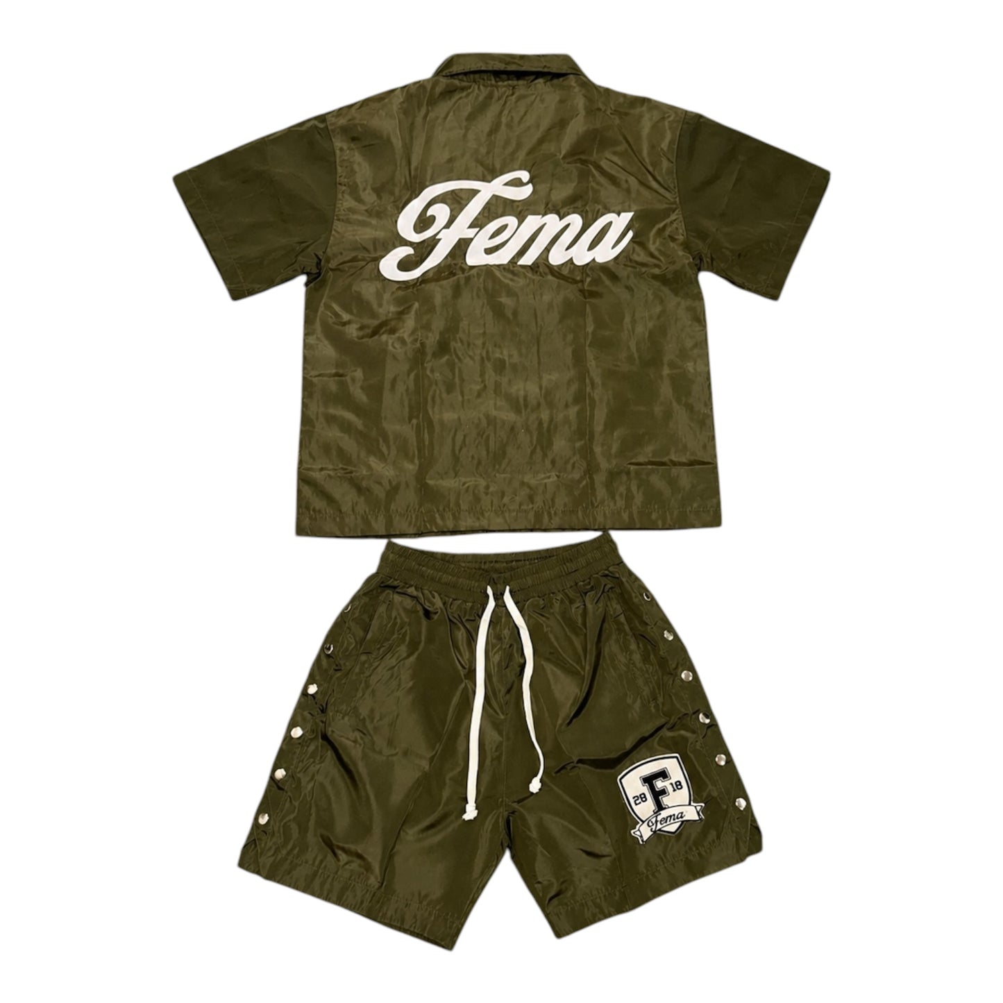 FEMA Ribbon Nylon Set (Olive Green)