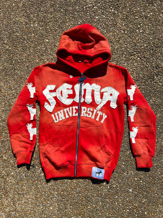 Finesse University “Red” Zip-Up