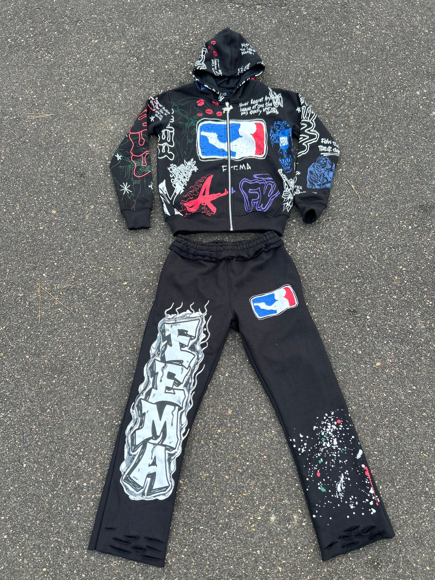 FEMA Graffiti Set Black