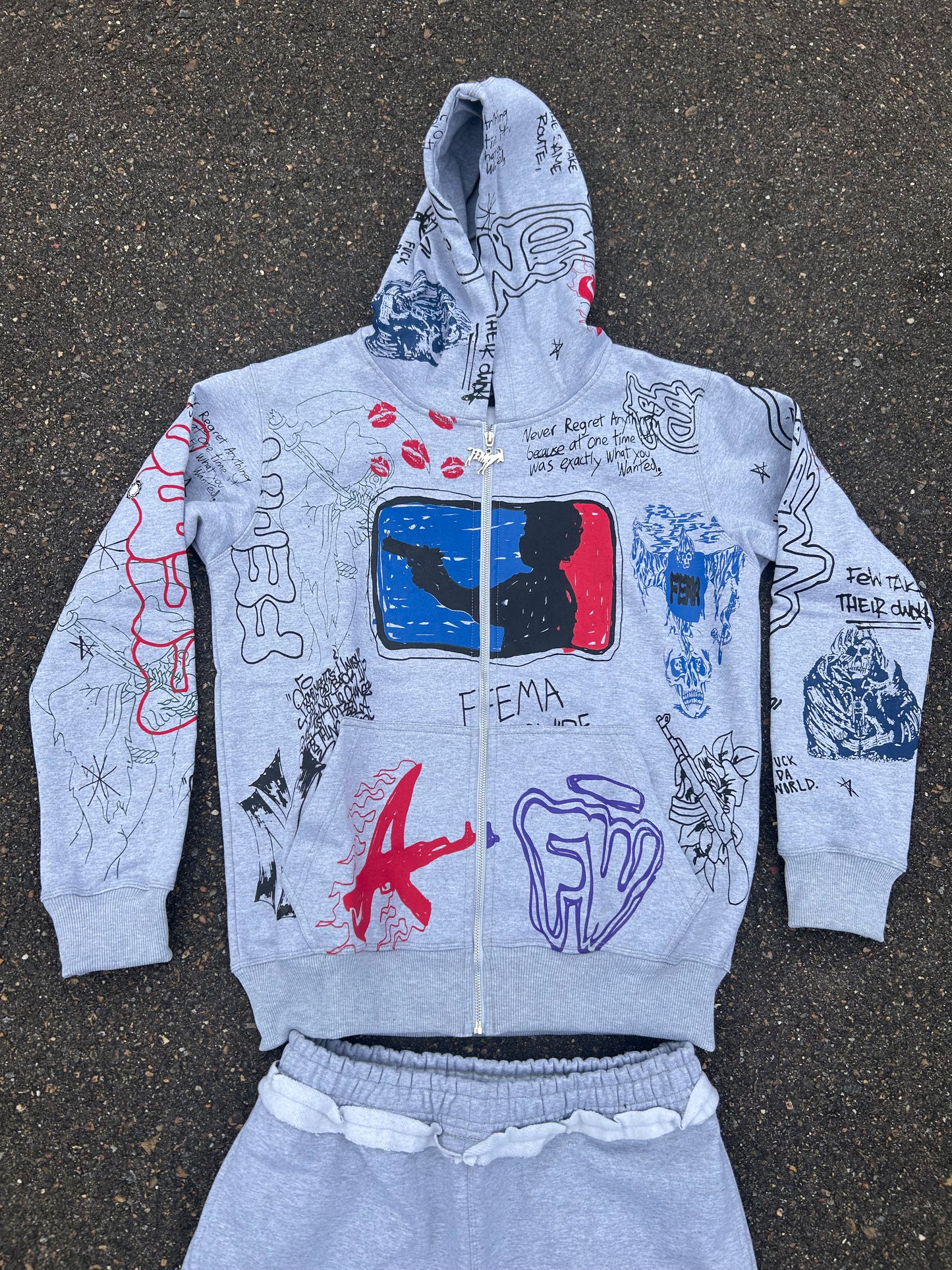 FEMA Graffiti Set Grey