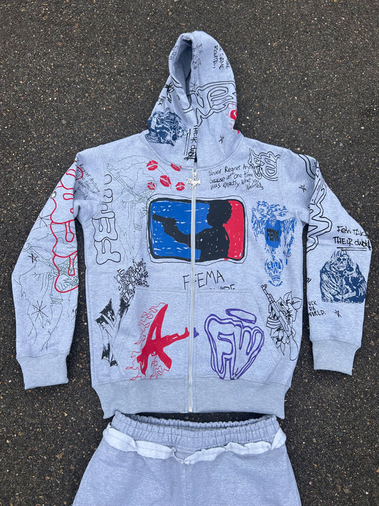 FEMA Graffiti Set Grey