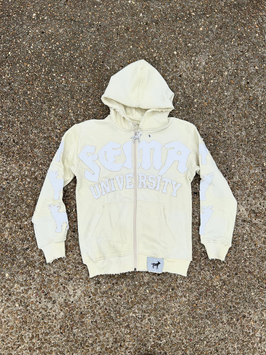Finesse University “Off White” Zip-Up