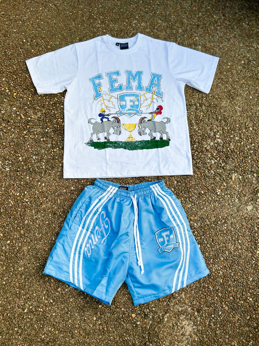 FEMA Trophy Set Powder Blue